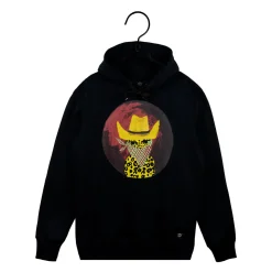 Afrikan tähti Rosvo-huppari unisex musta