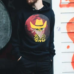 Afrikan tähti Rosvo-huppari unisex musta