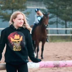 Afrikan tähti Rosvo-huppari unisex musta