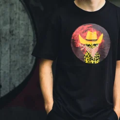 Afrikan tähti Rosvo-t-paita unisex musta