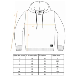 Afrikan tähti Timantti-huppari unisex harmaa
