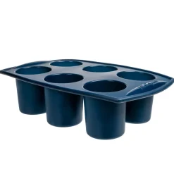 Iloleipuri Syvä vuoka 6 kuppia sininen