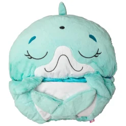 Jayatplay Happy Nappers pehmo-makuupussi Delfiini M