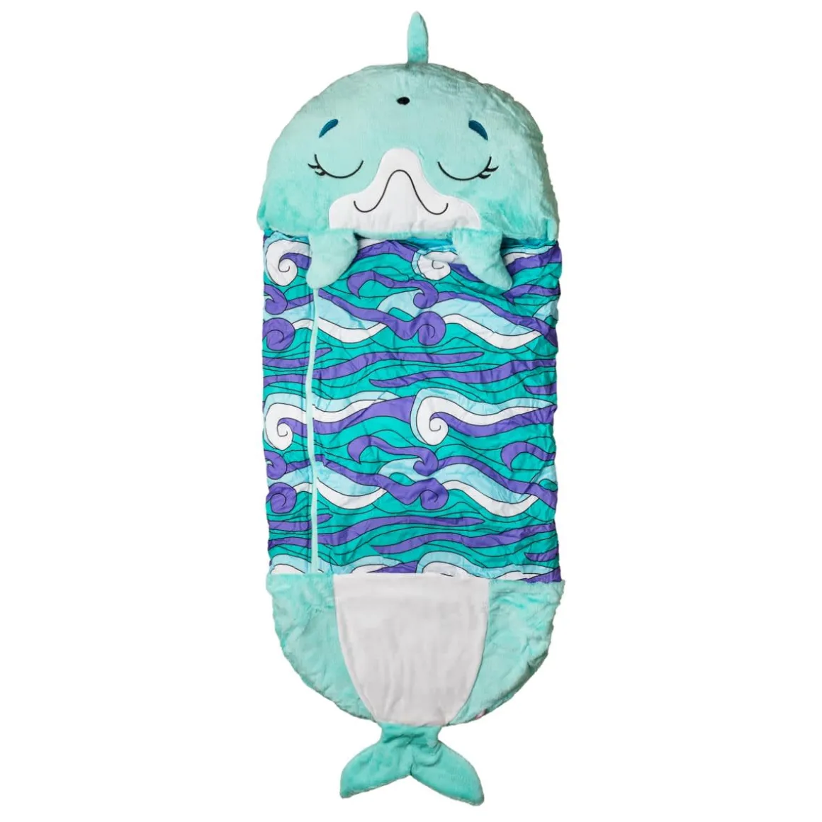 Jayatplay Happy Nappers pehmo-makuupussi Delfiini M