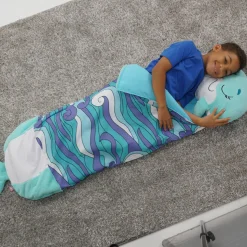 Jayatplay Happy Nappers pehmo-makuupussi Delfiini M