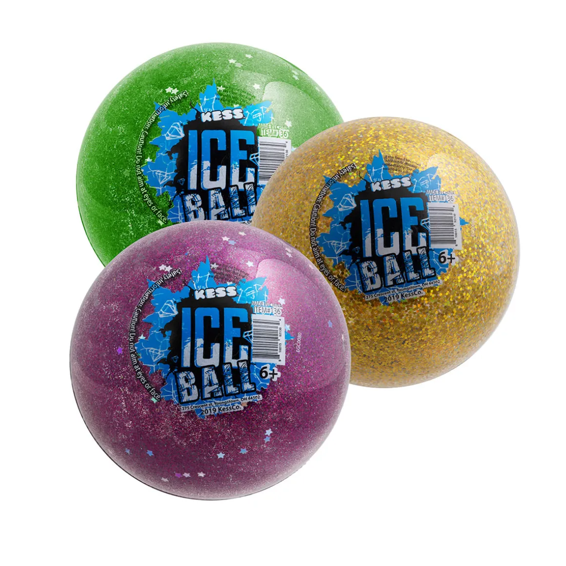 Kess Kimalteleva pallo Light-Up 10 cm