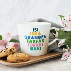 Koti Iskäfarfar-muki värikäs 3,5 dl