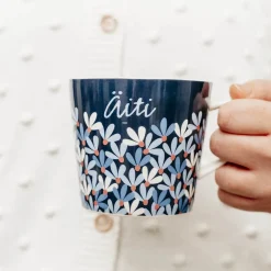 Koti Äiti-muki Silmu 3,5 dl sininen