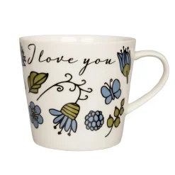 Koti Kukkien I love you -muki 3,5 dl