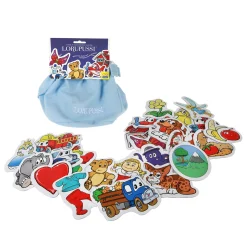 Lorupussi Muotoon leikatut kortit
