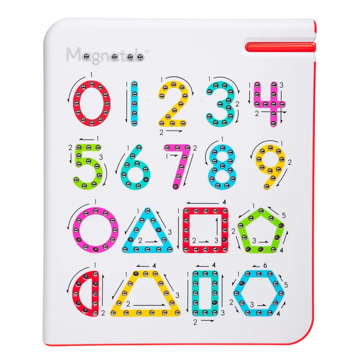 Magnatab Magneettinen piirustustaulu Numerot ja muodot