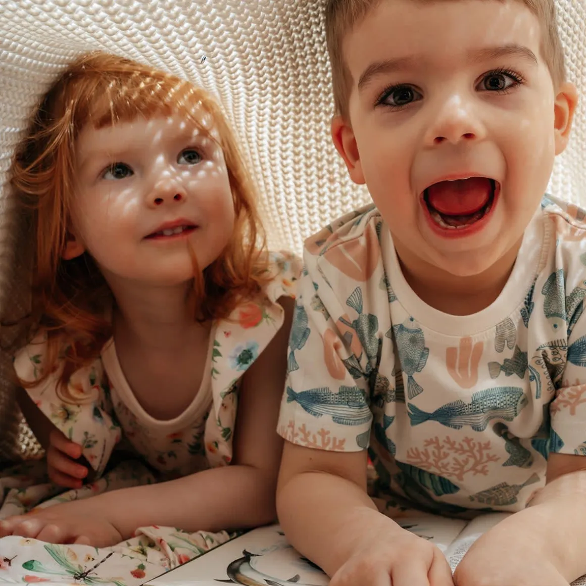 Ma-ia Family Kalat-t-paita valkoinen