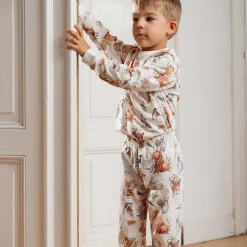 Ma-ia Family Metsäneläimet-pyjama luonnonvalkoinen