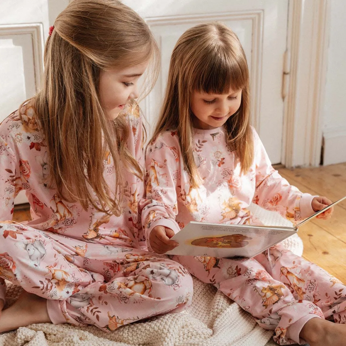 Ma-ia Family Metsäneläimet-pyjama roosa