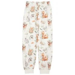 Ma-ia Family Metsäneläimet-pyjama luonnonvalkoinen