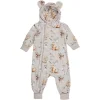 Ma-ia Family Metsäneläimet-veluurihaalari vauvalle beige