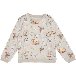 Ma-ia Family Metsäneläimet-veluuripaita beige