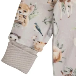 Ma-ia Family Metsäneläimet-veluurihaalari vauvalle beige