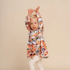 Ma-ia Family Poppy-mekko vauvalle luonnonvalkoinen