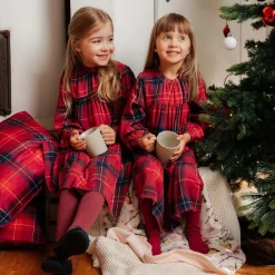 Ma-ia Family Ristikko-mekko tummanpunainen