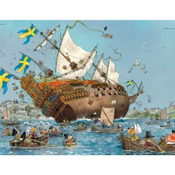 Mauri Kunnas Palapeli 500 palaa Vasa-laiva