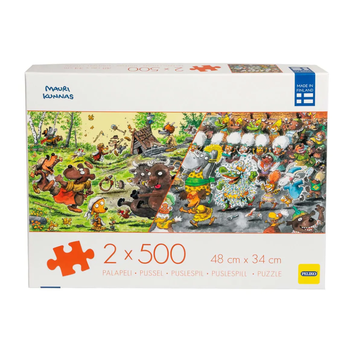 Mauri Kunnas Palapeli 2 x 500 palaa