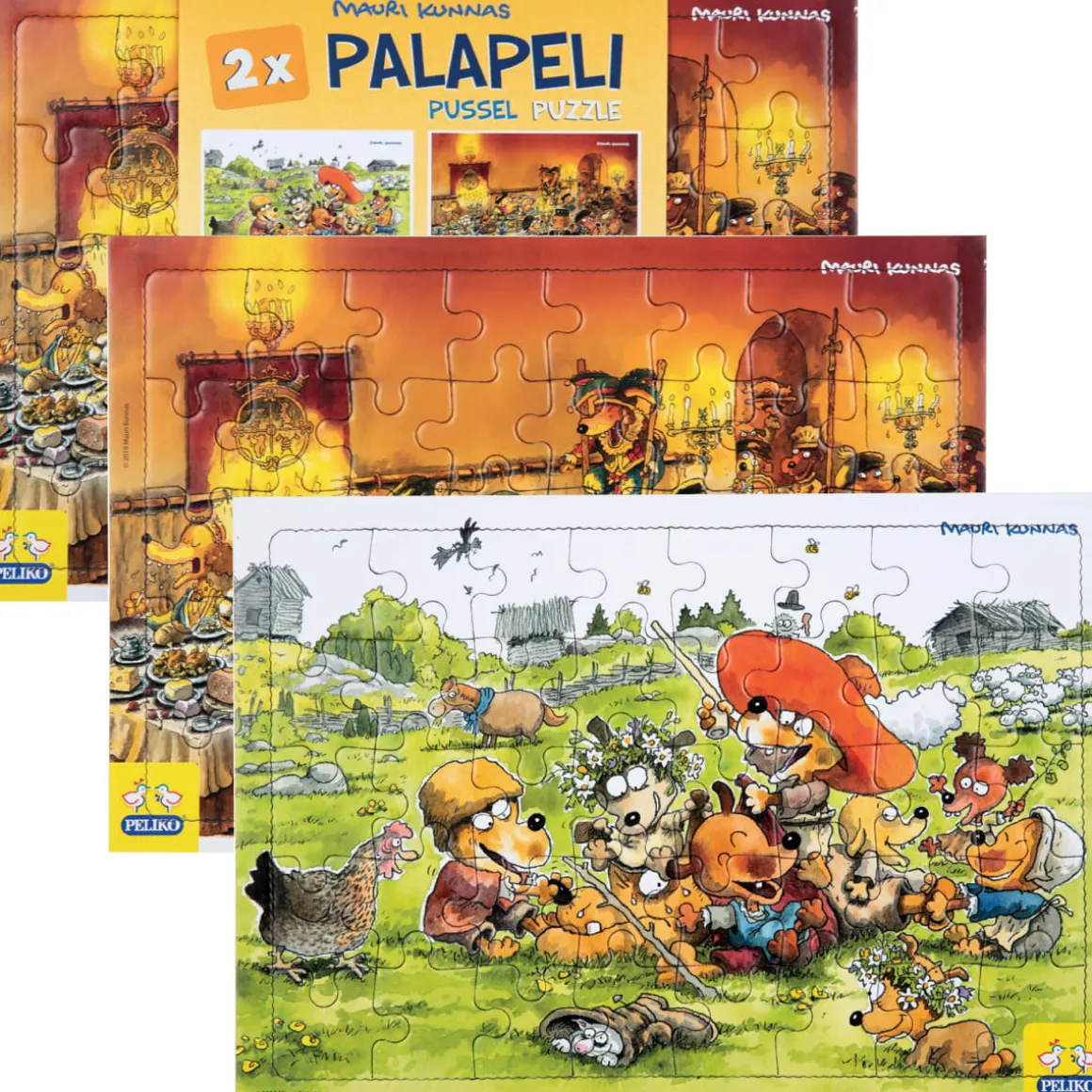 Mauri Kunnas Palapelisetti 2 x 40 palaa
