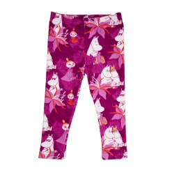 Muumi Amaryllis-veluurileggingsit tummanpinkki