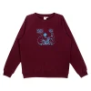 Muumi Ami-collegepaita What If burgundi