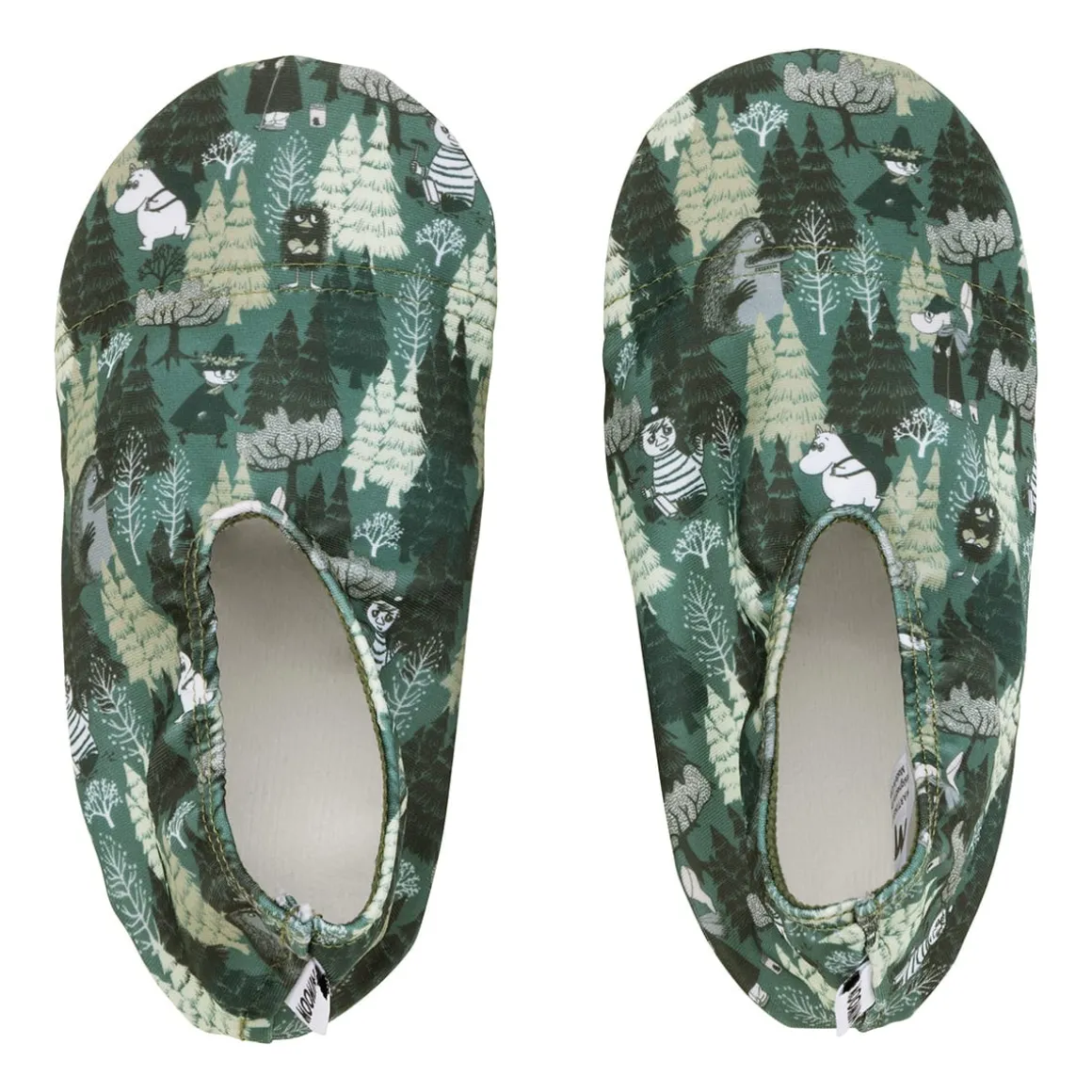 Muumi Camouflage-liukuestetossut vihreä