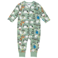 Muumi Hyönteiset-pyjama vaaleanvihreä