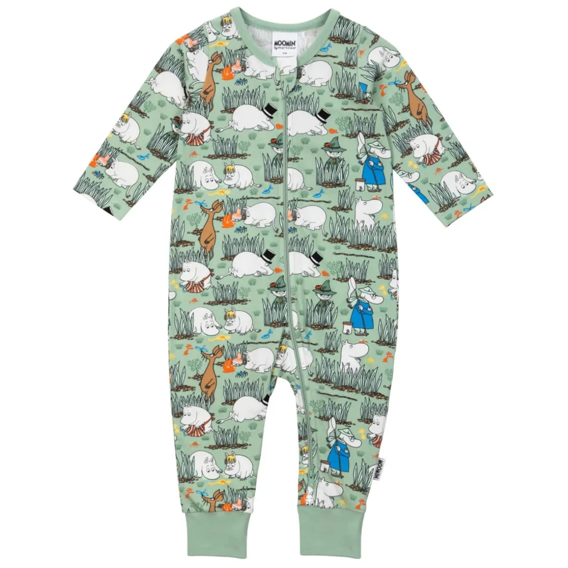 Muumi Hyönteiset-pyjama vaaleanvihreä