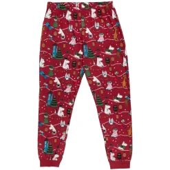 Muumi Juhla-pyjama miesten tummanpunainen