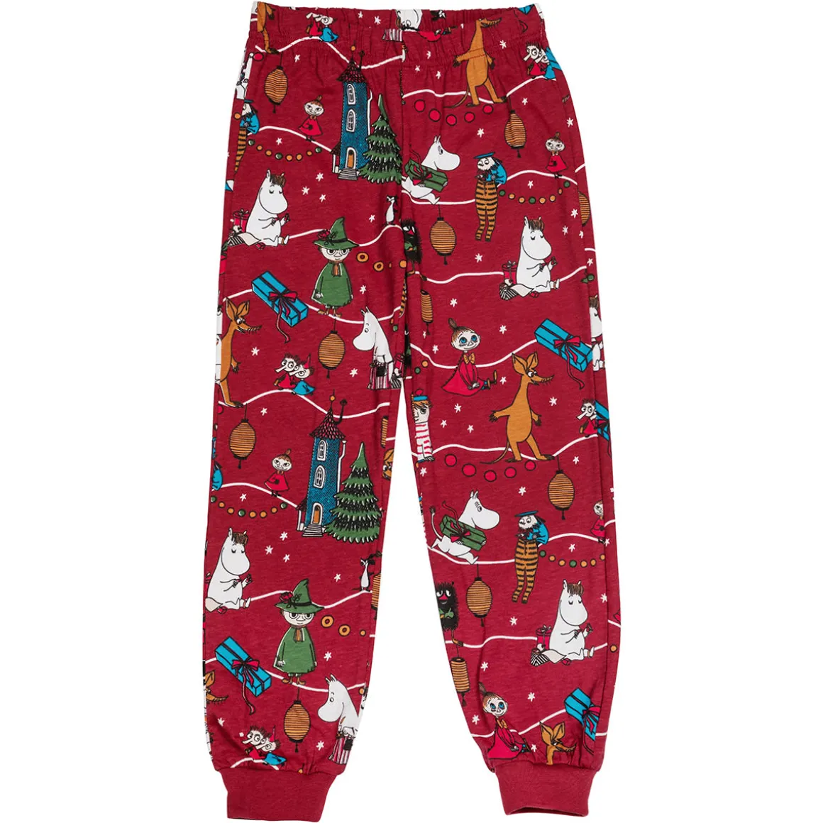 Muumi Juhla-pyjama tummanpunainen