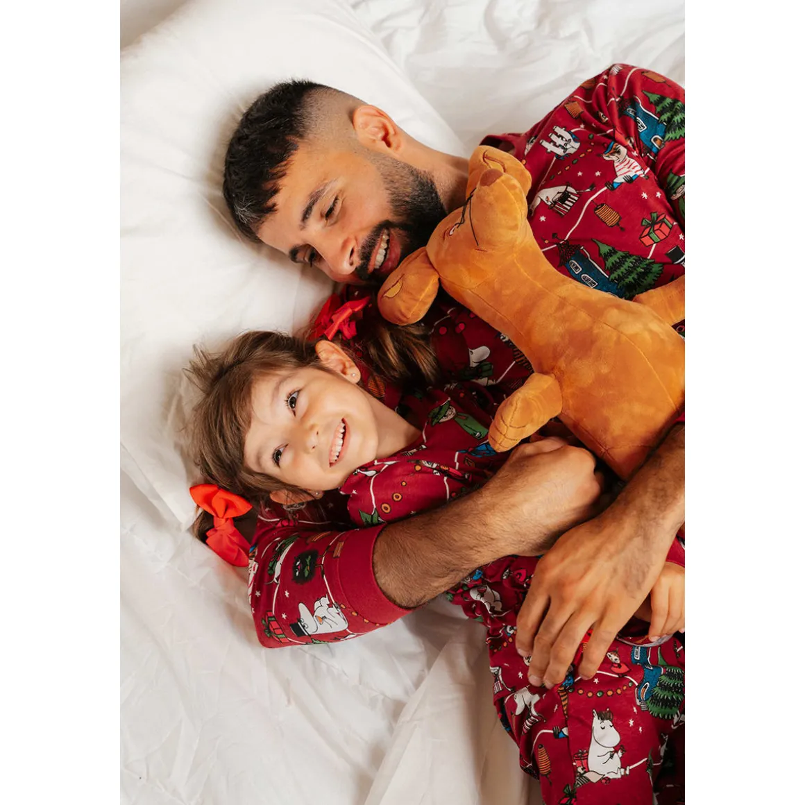 Muumi Juhla-pyjama tummanpunainen