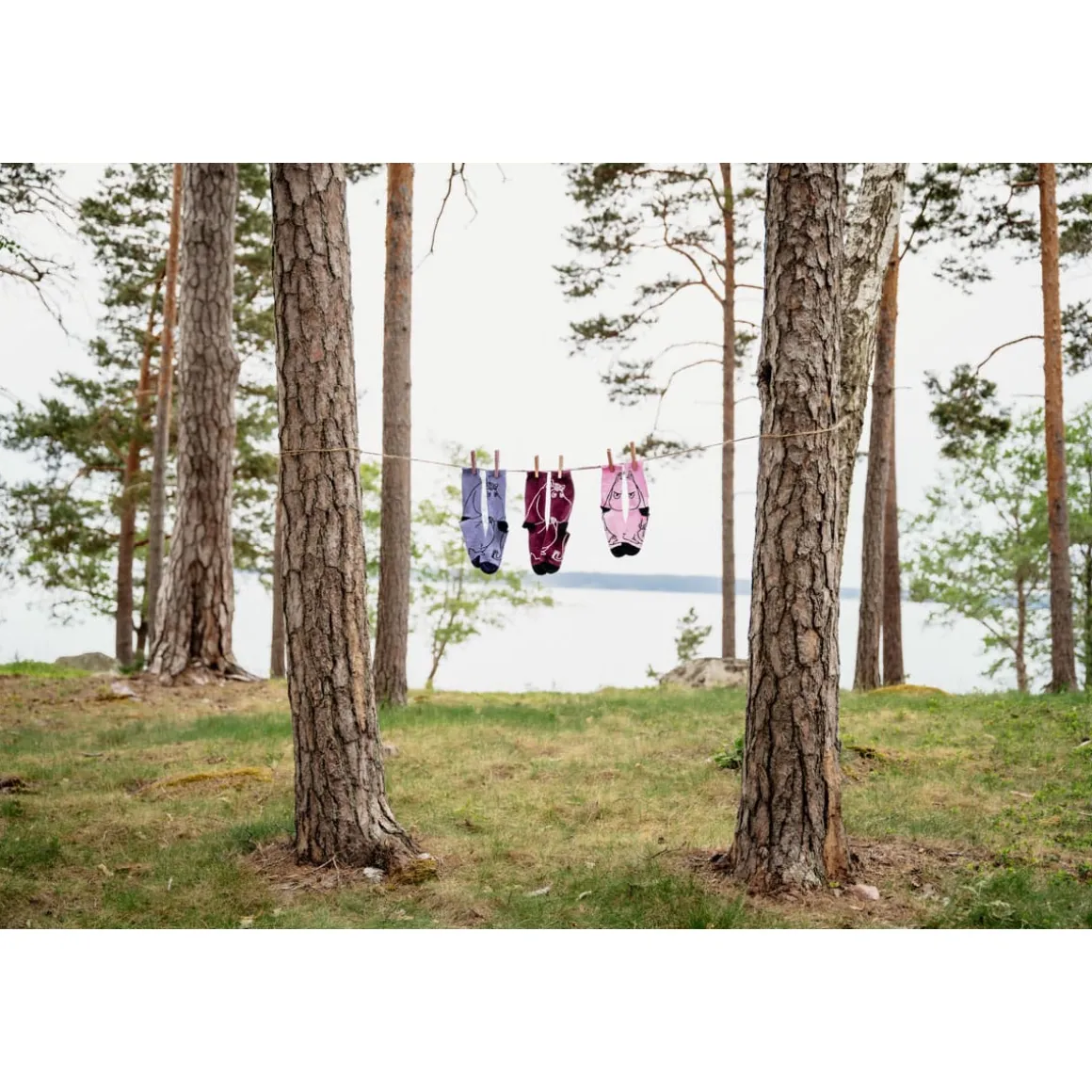 Muumi Kiukku-Muumi-sukat vaaleanpunainen