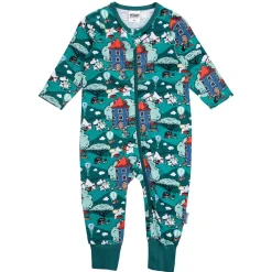 Muumi Kotipiha-pyjama petrooli