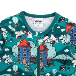 Muumi Kotipiha-pyjama petrooli