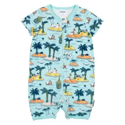 Muumi Loma-pyjama lyhythihainen vaaleansininen