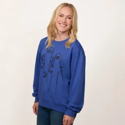 Muumi Manna-collegepaita Sketch Hattivatit sininen