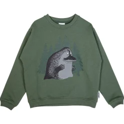 Muumi Mörkö-collegepaita vihreä