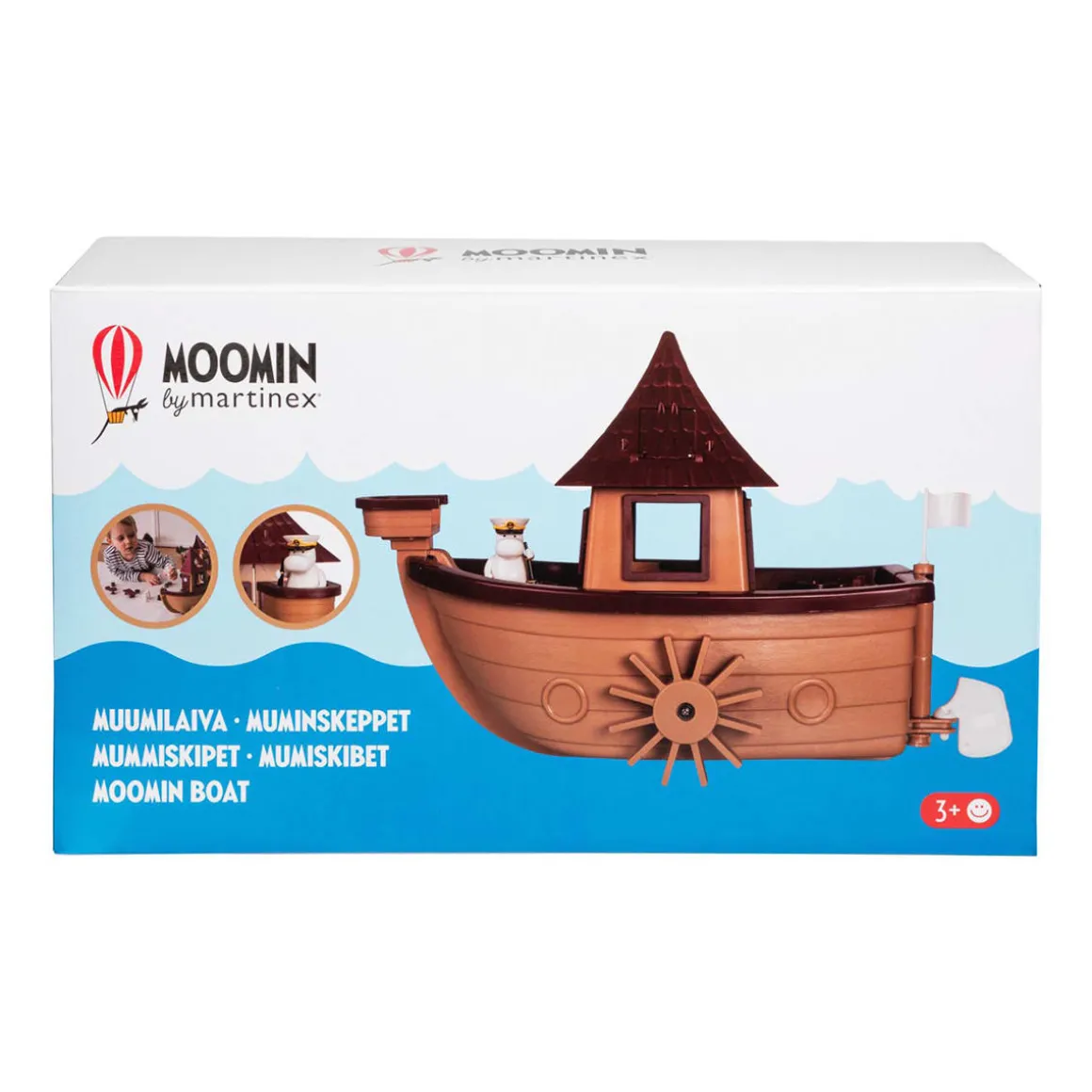 Muumi Muumilaiva Merenhuiske ja yksi hahmo