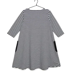 Muumi Myy-raitamekko mustavalkoinen S