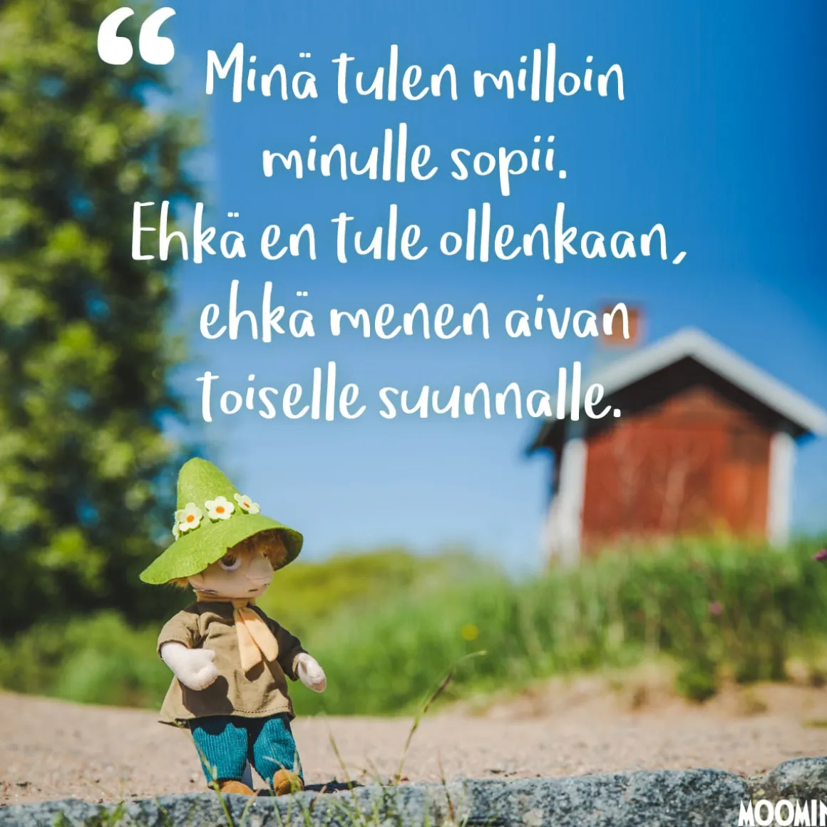 Muumi Nuuskamuikkunen Pehmolelu M