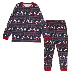 Muumi Ornamentti-pyjama miesten tummansininen