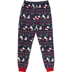 Muumi Ornamentti-pyjama naisten tummansininen