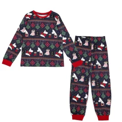 Muumi Ornamentti-pyjama tummansininen