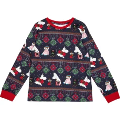 Muumi Ornamentti-pyjama tummansininen