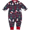 Muumi Ornamentti-pyjama vauvalle tummansininen