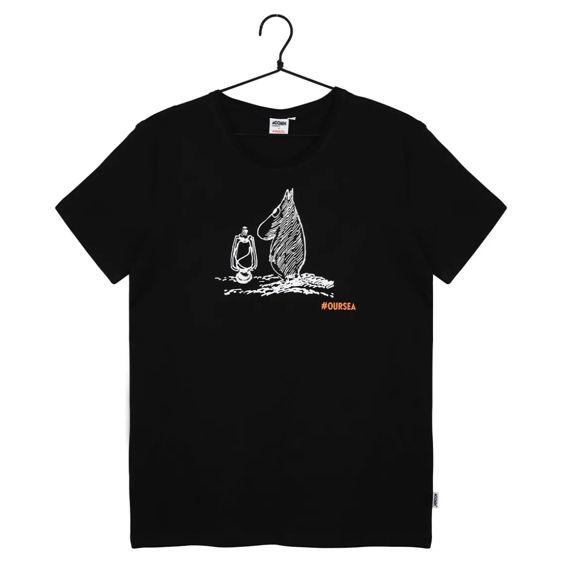 Muumi Our Sea Lyhty t-paita musta